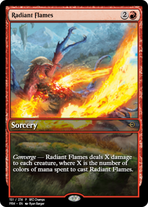 Radiant Flames (PRM-58277) - rare - Foil