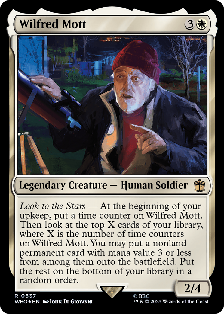 Wilfred Mott (WHO-637) - rare - Foil
