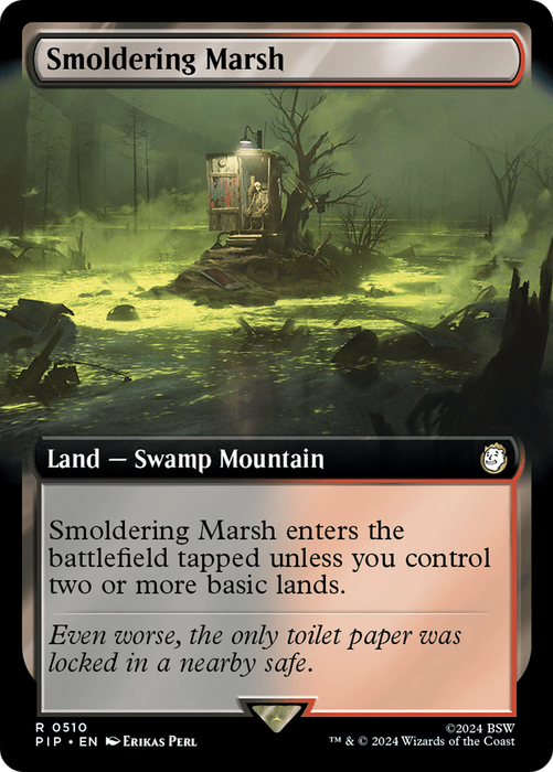 Smoldering Marsh (PIP-510) - rare: (Extended Art)