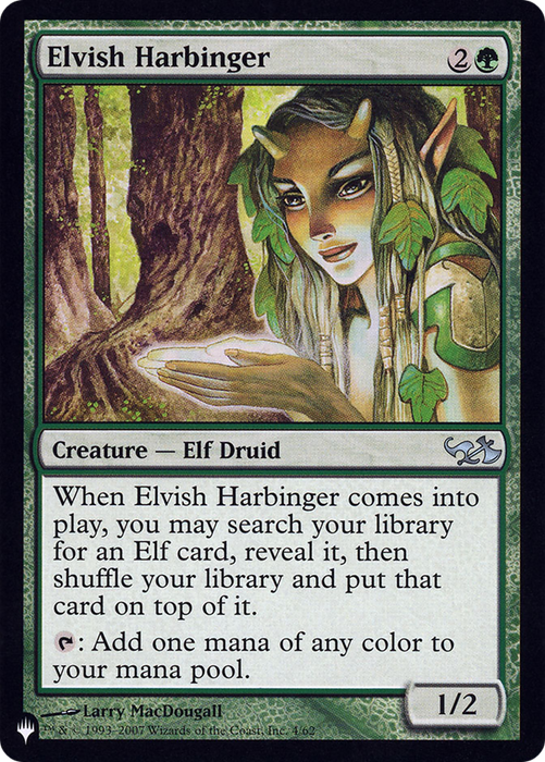 Elvish Harbinger (LIST-EVG-4) - uncommon