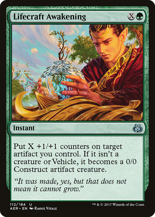 Lifecraft Awakening (AER-112) - uncommon - Foil