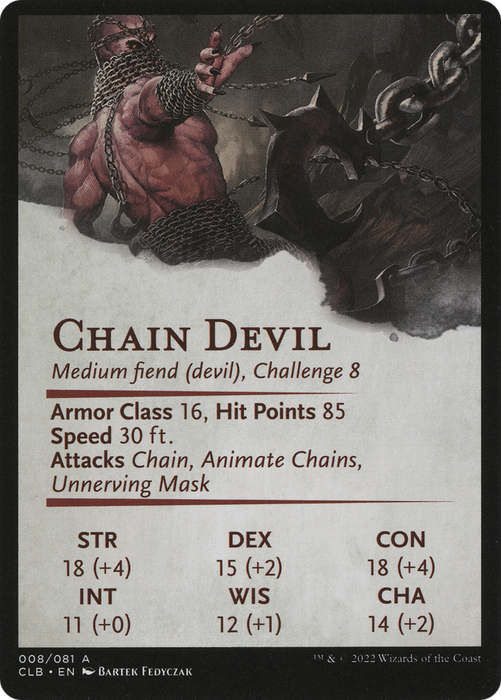 Chain Devil // Chain Devil (ACLB-008) - common (Borderless) - Foil