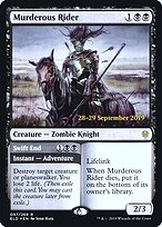 Murderous Rider // Swift End (PRE-97S) - rare - Foil