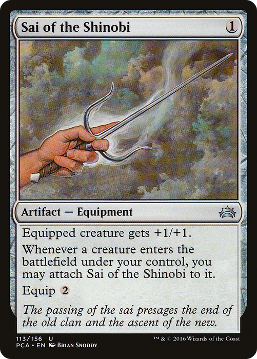 Sai of the Shinobi (PCA-113) - uncommon