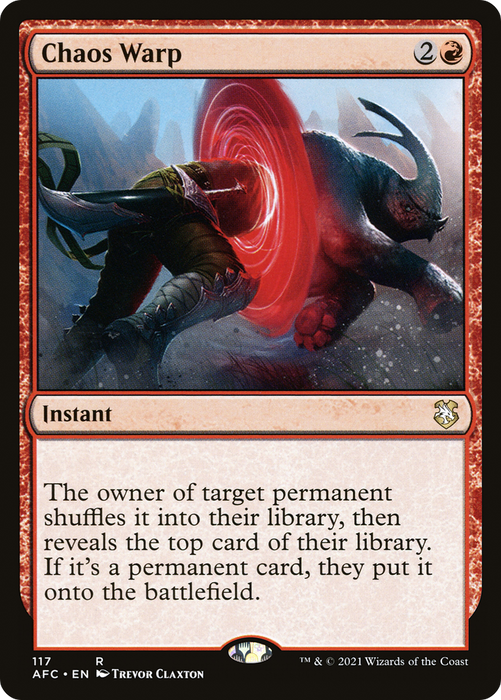 Chaos Warp (AFC-117) - rare
