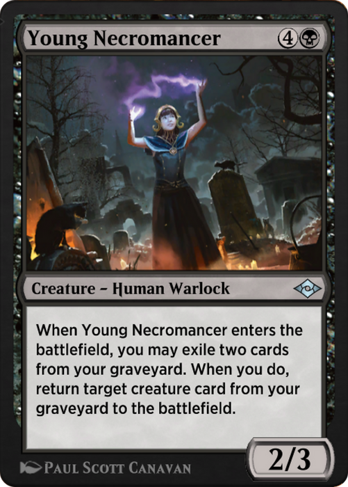 Young Necromancer (J21-406) - uncommon