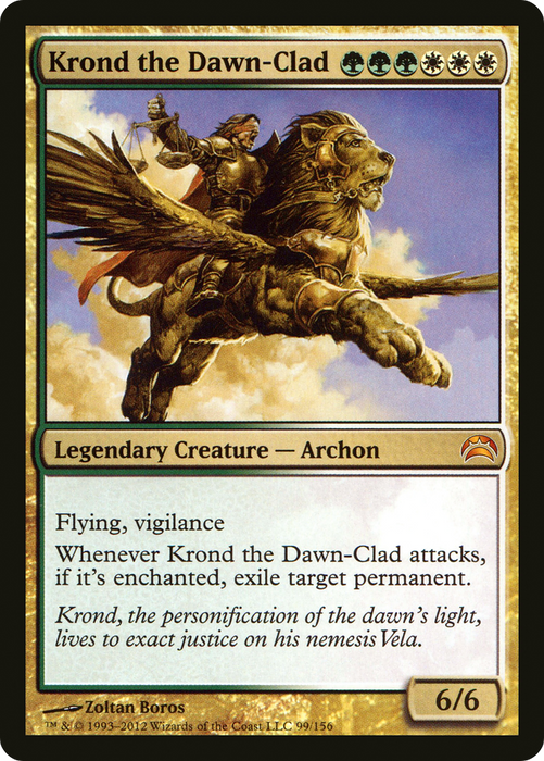 Krond the Dawn-Clad (PC2-099) - mythic