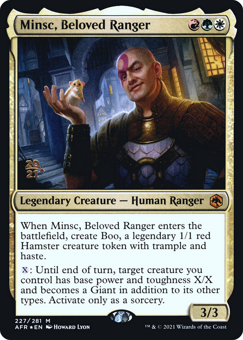 Minsc, Beloved Ranger (PRE-227S) - mythic - Foil