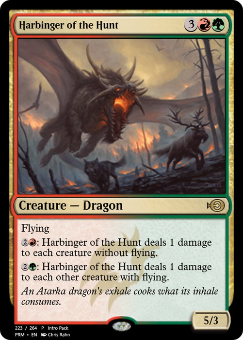 Harbinger of the Hunt (PRM-57004) - rare - Foil