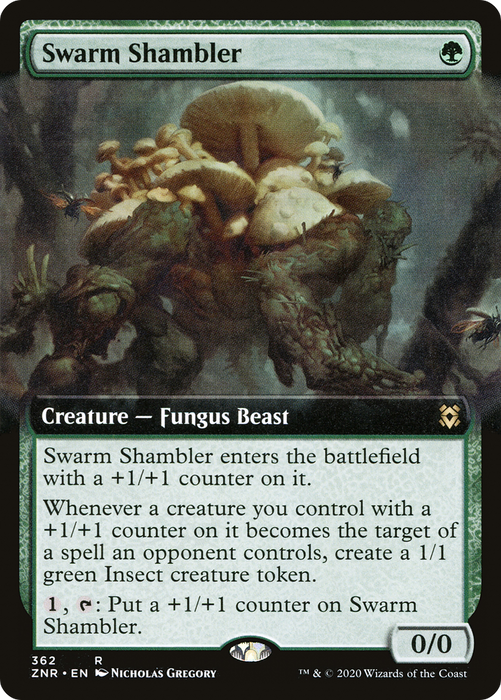 Swarm Shambler (ZNR-362) - rare: (Extended Art)