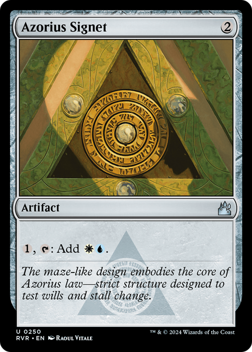 Azorius Signet (RVR-250) - uncommon - Foil
