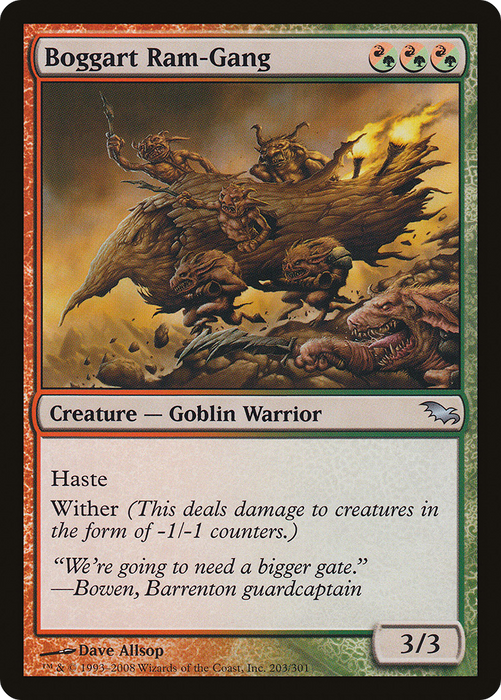 Boggart Ram-Gang (SHM-203) - uncommon - Foil