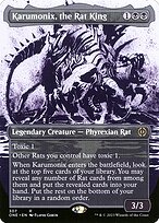 Karumonix, the Rat King (ONE-307) - rare: (Showcase) (Borderless) - Foil
