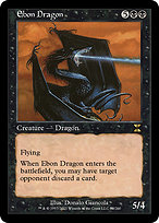 Ebon Dragon (ME4-080) - rare