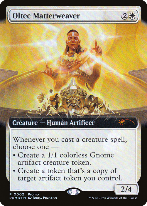 Oltec Matterweaver (LARP-012) - mythic: (Extended Art) - Foil