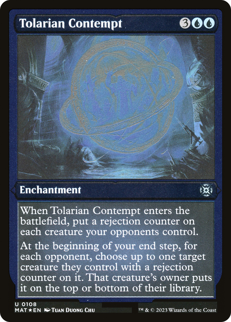 Tolarian Contempt (MAT-108) - uncommon - Etched Foil
