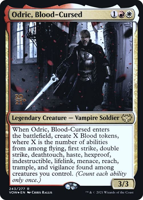 Odric, Blood-Cursed (PRE-243S) - rare - Foil