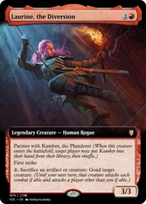 Laurine, the Diversion (PRM-95387) - rare - Foil