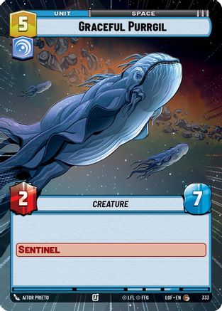 Graceful Purrgil (Hyperspace) (333) - LOTF - Common