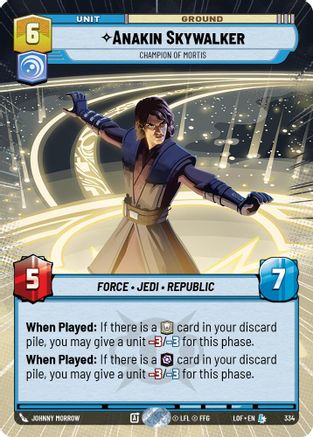 Anakin Skywalker - Champion of Mortis (Hyperspace) (334) - LOTF - Legendary
