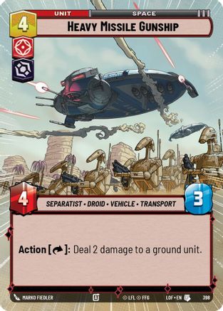 Heavy Missile Gunship (Hyperspace) (398) - LOTF - Uncommon