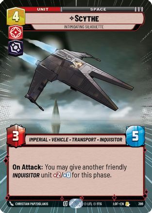 Scythe - Intimidating Silhouette (Hyperspace) (399) - LOTF - Rare