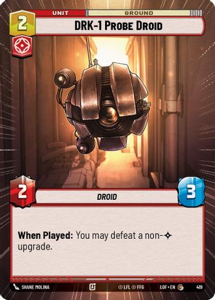 DRK-1 Probe Droid (Hyperspace) (419) - LOTF - Common