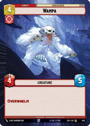 Wampa (Hyperspace) (428) - LOTF - Common
