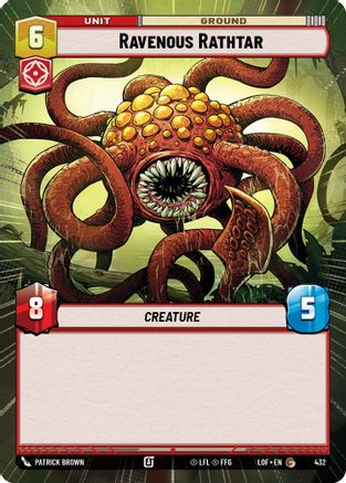 Ravenous Rathtar (Hyperspace) (432) - LOTF - Common