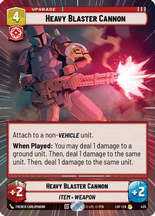 Heavy Blaster Cannon (Hyperspace) (435) - LOTF - Rare