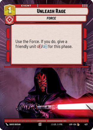 Unleash Rage (Hyperspace) (437) - LOTF - Common