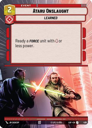 Ataru Onslaught (Hyperspace) (438) - LOTF - Uncommon