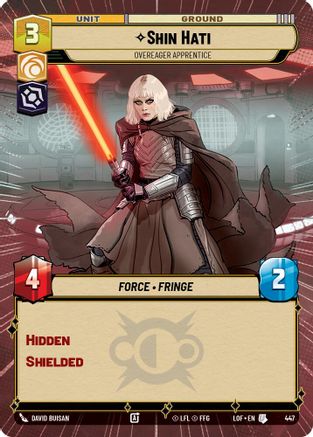 Shin Hati - Overeager Apprentice (Hyperspace) (447) - LOTF - Uncommon