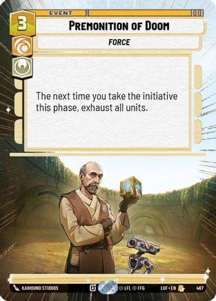 Premonition of Doom (Hyperspace) (467) - LOTF - Rare