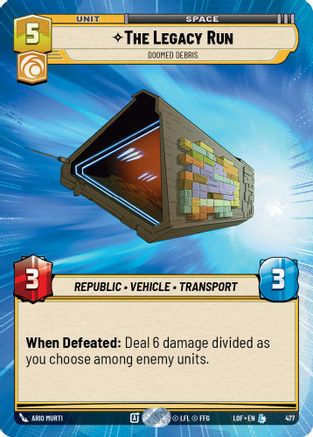 The Legacy Run - Doomed Debris (Hyperspace) (477) - LOTF - Legendary