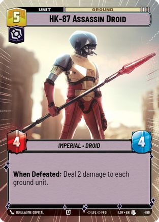 HK-87 Assassin Droid (Hyperspace) (499) - LOTF - Uncommon