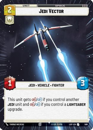 Jedi Vector (Hyperspace) (508) - LOTF - Uncommon