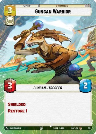 Gungan Warrior (Hyperspace) (511) - LOTF - Common