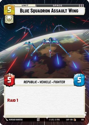 Blue Squadron Assault Wing (Hyperspace) (515) - LOTF - Common