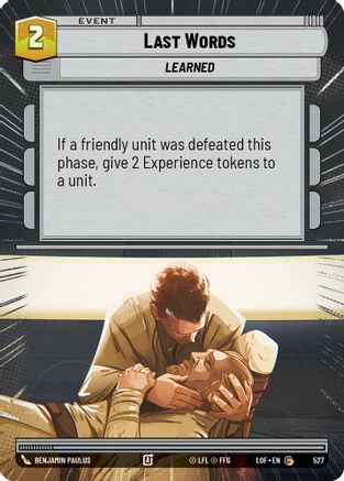 Last Words (Hyperspace) (527) - LOTF - Common