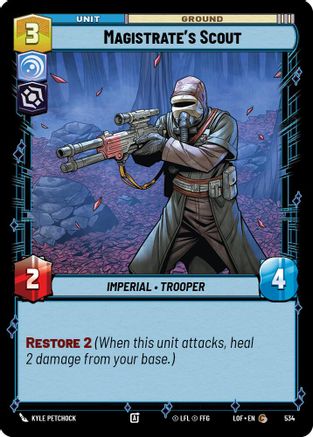 Magistrate's Scout (Foil) (534) - LOTF - Common - Foil