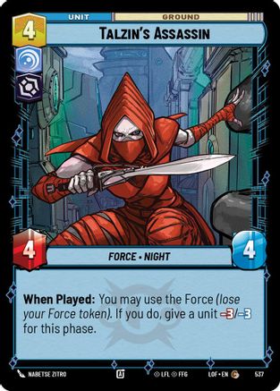 Talzin's Assassin (Foil) (537) - LOTF - Common - Foil