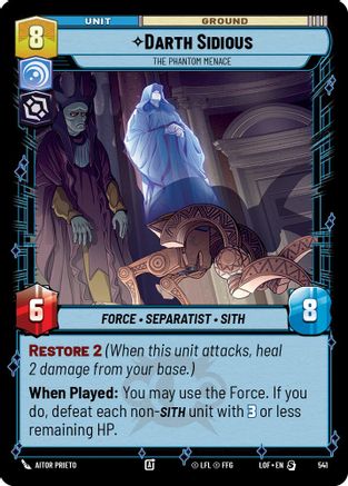 Darth Sidious - The Phantom Menace (Foil) (541) - LOTF - Special - Foil