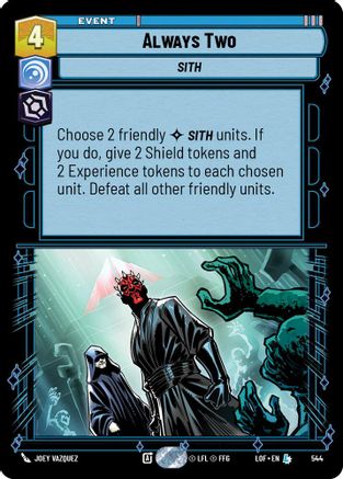 Always Two (Foil) (544) - LOTF - Legendary - Foil