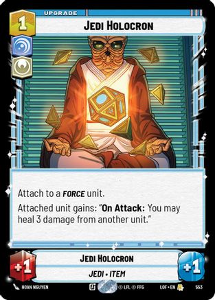Jedi Holocron (Foil) (553) - LOTF - Rare - Foil