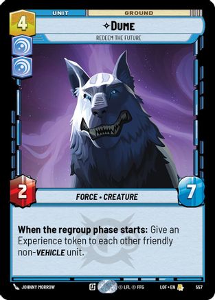 Dume - Redeem the Future (Foil) (557) - LOTF - Rare - Foil