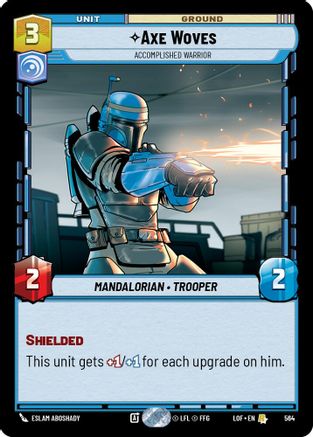 Axe Woves - Accomplished Warrior (Foil) (564) - LOTF - Rare - Foil