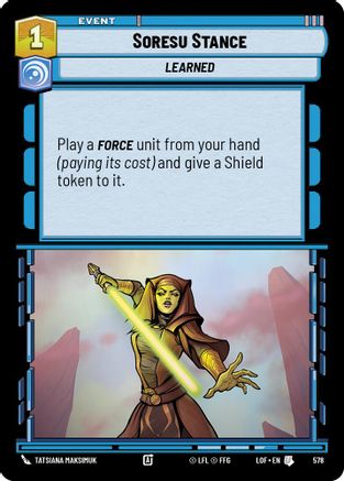 Soresu Stance (Foil) (578) - LOTF - Uncommon - Foil
