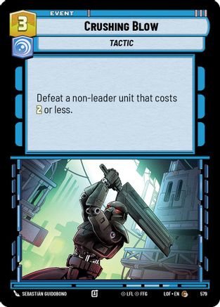 Crushing Blow (Foil) (579) - LOTF - Common - Foil