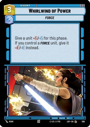 Whirlwind of Power (Foil) (580) - LOTF - Common - Foil